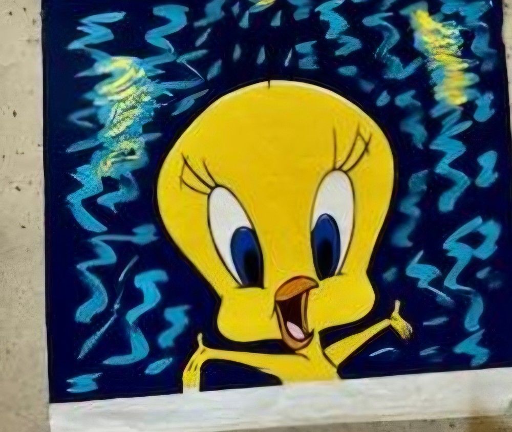 Steve Kaufman TWEETY BIRD SIGNED AND NUMBERED