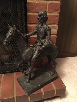 Don Quixote metal statue