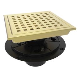 Shower Floor Drain with Grate Cover