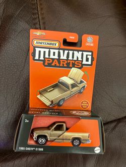 MATCHBOX MOVING PARTS MBX 1995 CHEVY C1500 BROWN 17/54 FWD28