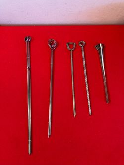 *1 Per Bundle Or ALL Bundles For $4* Stainless Steel BBQ Shish Kabob Skewers