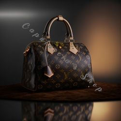  Beautiful LV Speedy Handbag Wall Decor Poster