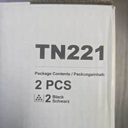 black and color toner TN221 and TN225