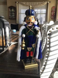 Large Decorative King Nutcracker Figure