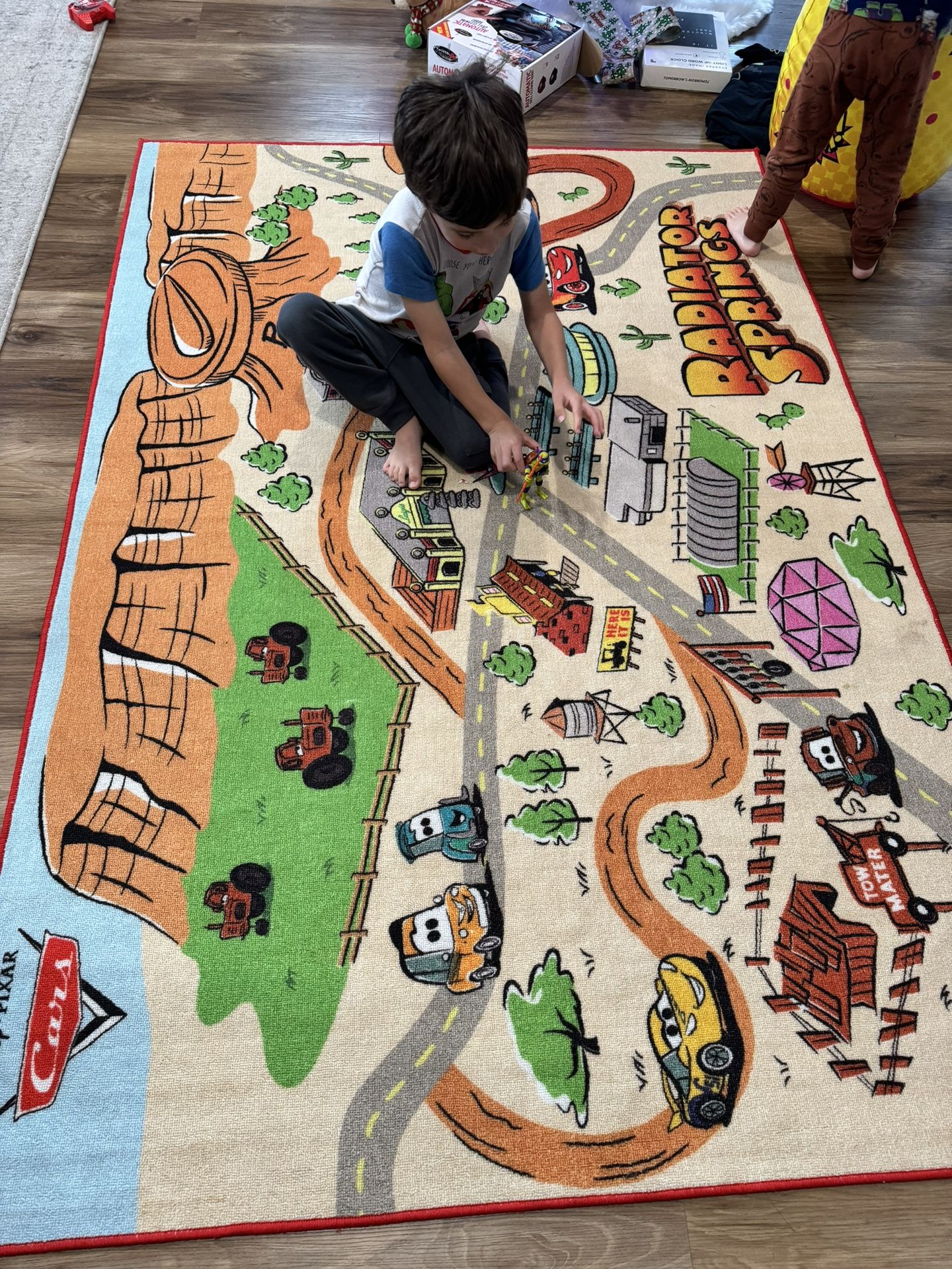 Disney Pixar Radiator Springs, Cars Play Rug ~4’x6’