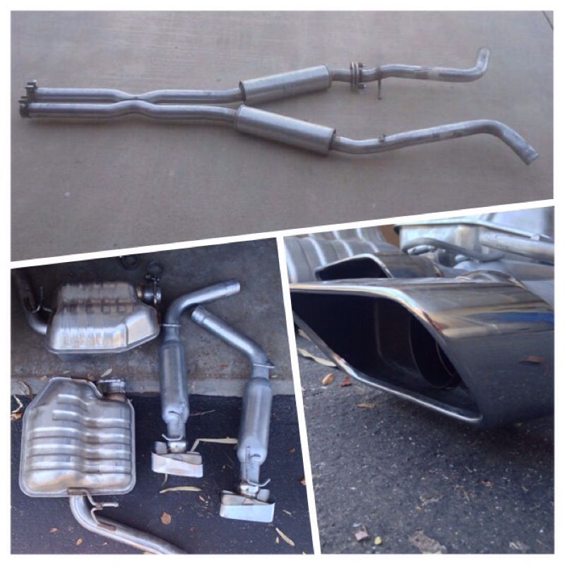 V6 Dodge Challenger Resonator Delete Kit and Exhaust