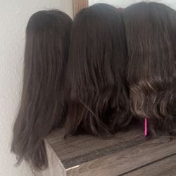 Human Hair Wigs Great Condition! 