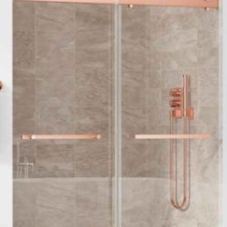 FINDEPOT 56"-59 W ×75" H FRAMELESS SHOWER DOOR