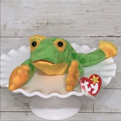 Ty Beanie Babies Smoochy The Frog- RETIRED