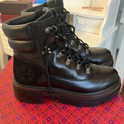 New Authentic Tory Burch Boots Women Size 8.5/9 Used Twice In Excellent Condition Comes With Dust Bag And Box