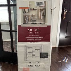 Closet Organizer 5ft-8ft