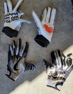 Youth Nike Football Gloves ,& Nike Elbow Pads