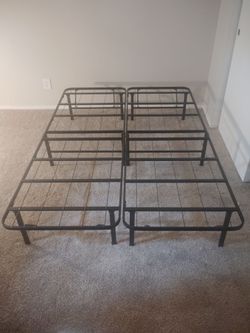 Metal Platform Double Bed Frame