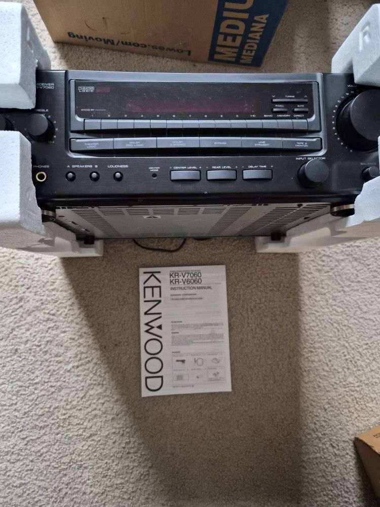 Kenwood V7060 Receiver With Surround Sound