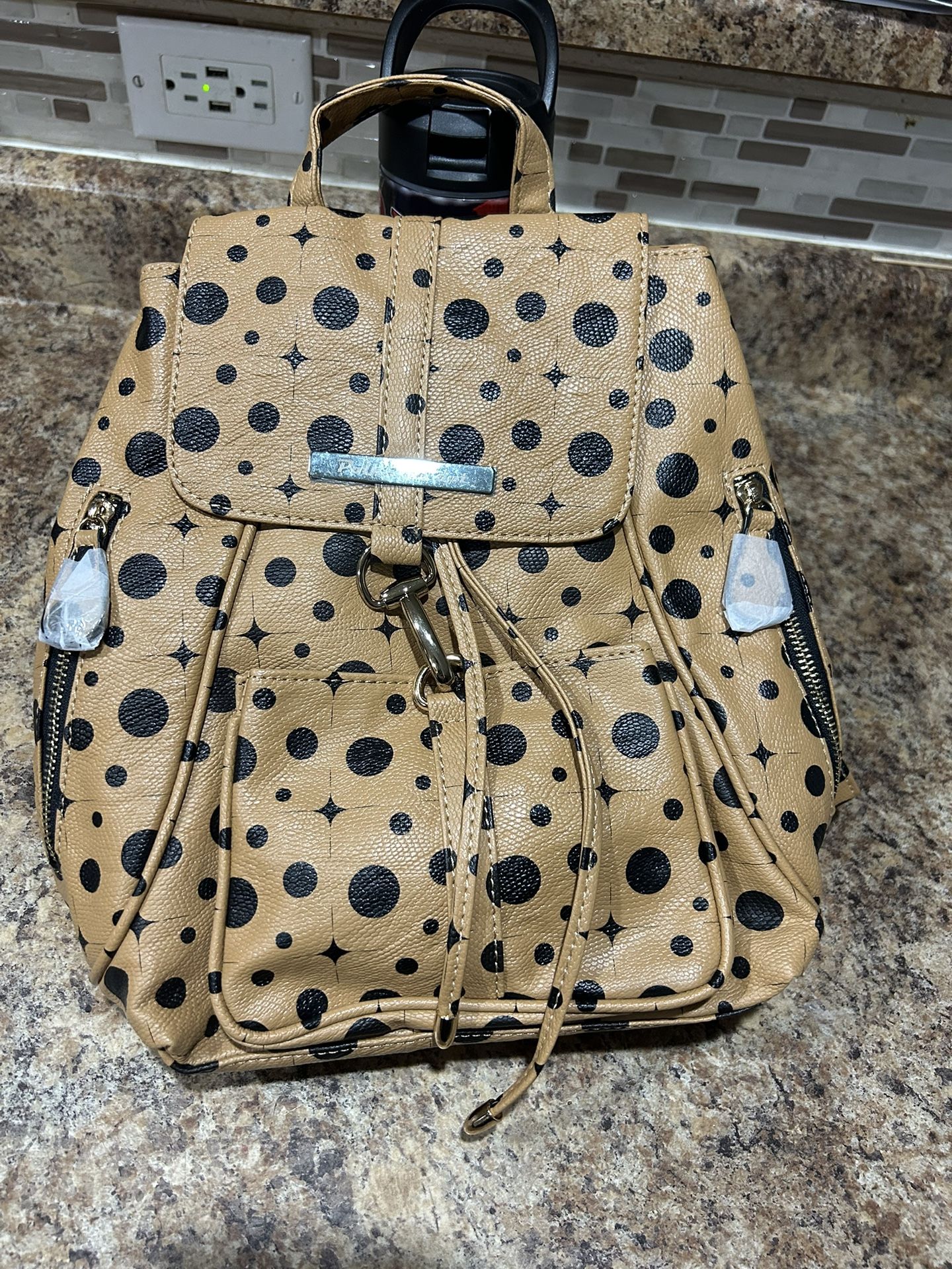 Polls Dot Backpack/ Purse