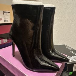 Black Ankle Boots Size 6