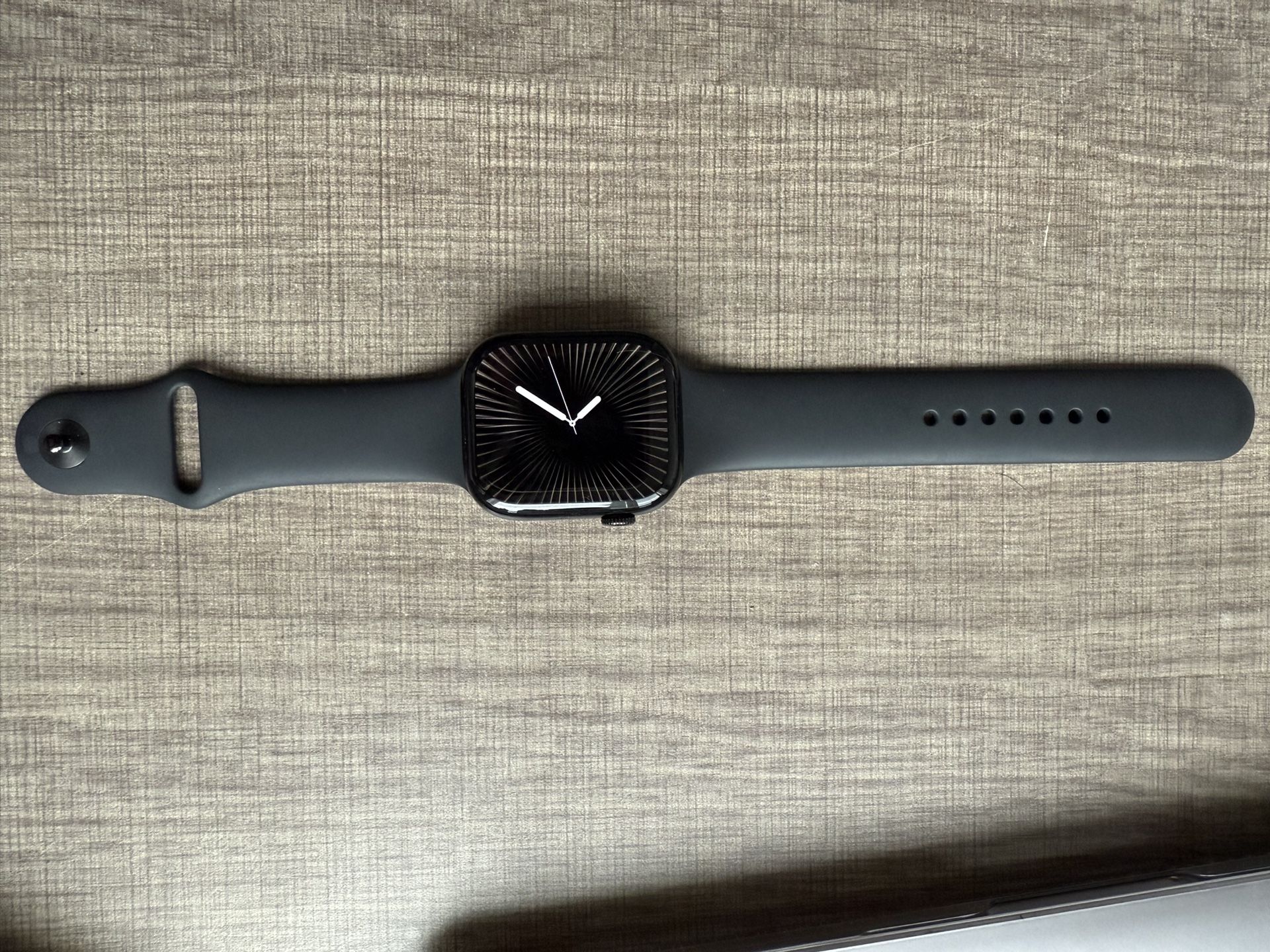 Apple Watch Series 10 GPS + Cellular 46 mm Jet Black Aluminum Case