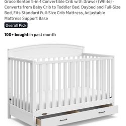 Graco Crib with Drawer