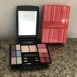 Avon Makeup All Over Color Palette 4 Lip/ 6 Eyeshadow/ 2 Blush/ 2 Face Powder 2004. - New In Box