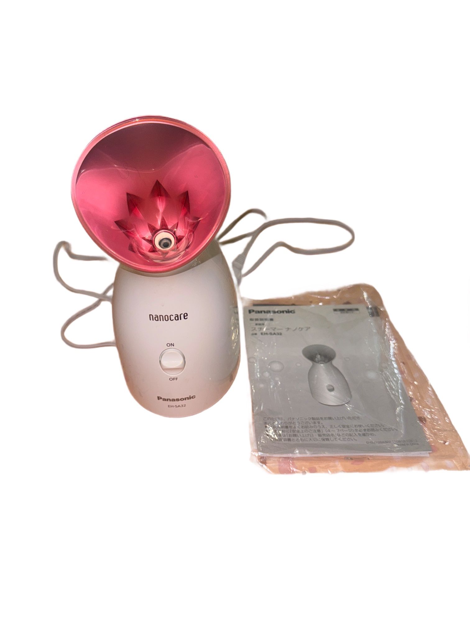 Panasonic facial steamer nanocare EH-SA32 manual No Box Face Steam Pores