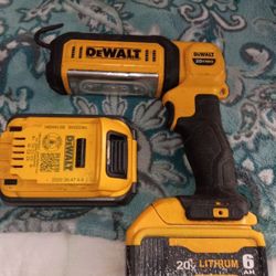 DeWalt Work Light & Battery 