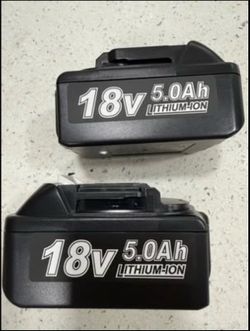 2-яPACK 5.0Ah For MAKITA BL1850B 18V LXT LITHIUM BATTERY 18Volt BL1850B-2 NEW