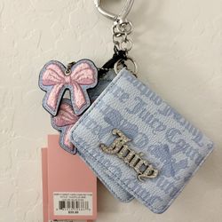 Juicy Couture Blue Bow Card Holders 