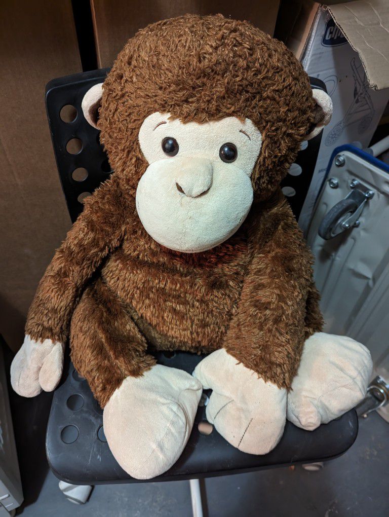 Huge 19" High When Sitting - Stuffed Animal Monkey