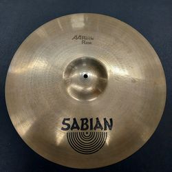 Sabian 21" AA Rock Ride Cymbal **Located In Upland**