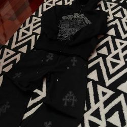 The Hoodie Size Large The, Chrome, Heart Pants, Size 34