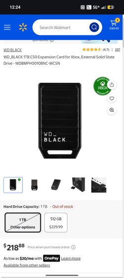 1TB Internal Storage Card Xbox Series S/X