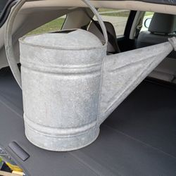 Vintage Galvanized Water Pot