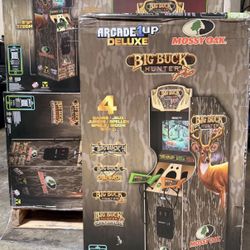 Arcade1Up Big Buck Hunter Mossy Oak Deluxe Arcade Machine Brand New In Box 