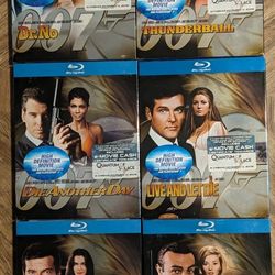 NEW- 007 Blue Ray Discs (6)