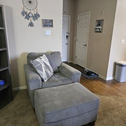 Ashley Furniture Steel Gray Chair 