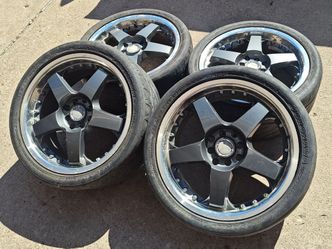 17" Drag Wheels 4 LUG UNIVERSAL