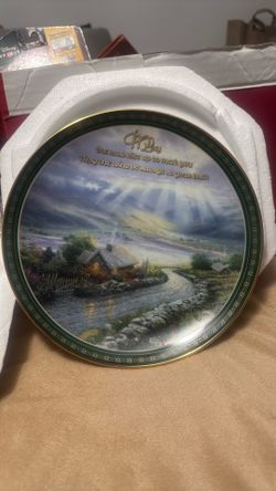 Thomas Kinkade plate