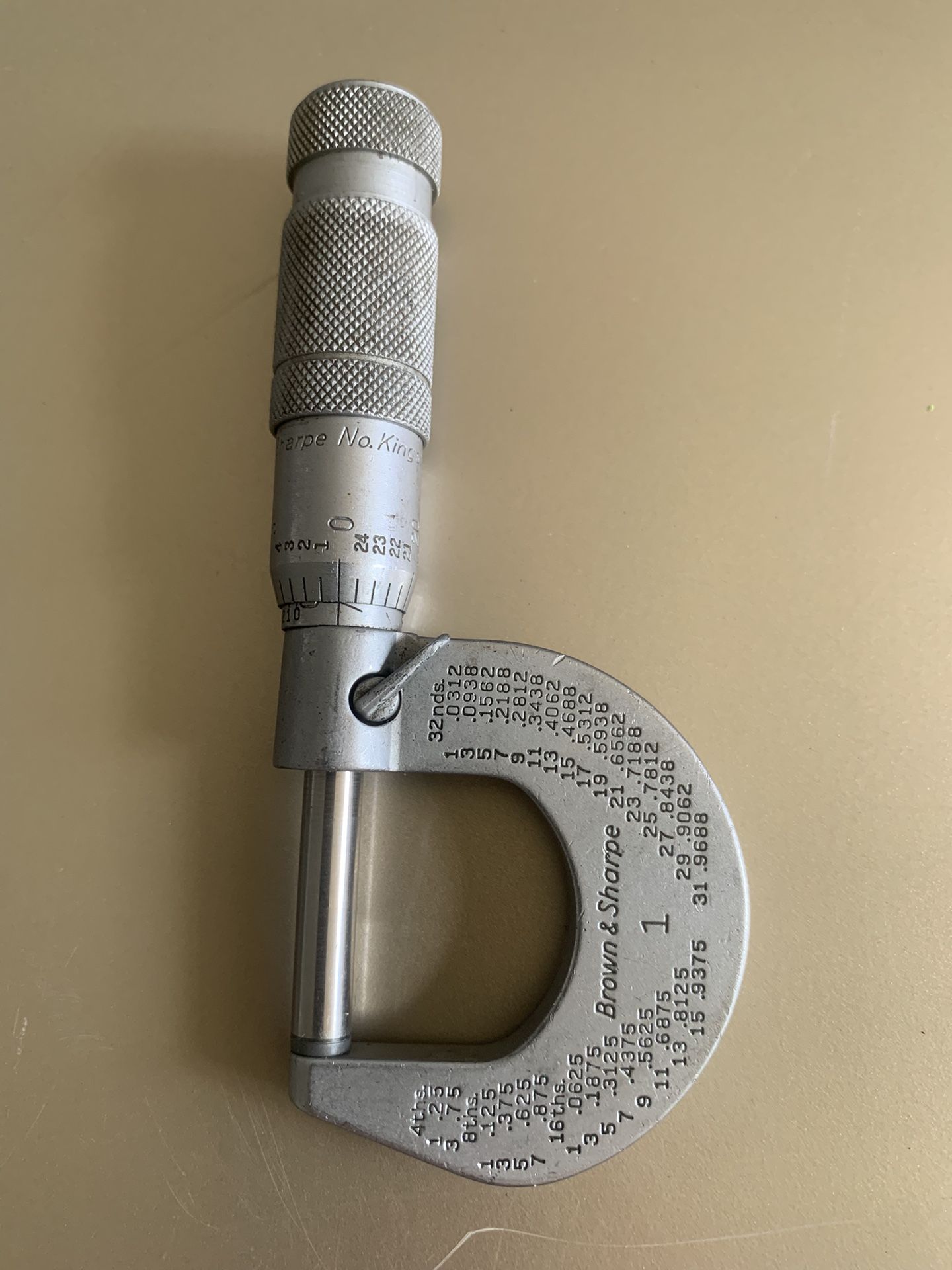 Brown & Shape 0-1 Outside Micrometer