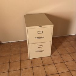 Vertical Two Drawer Filing Cabinet 