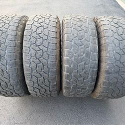 (4) 295/70R18 Toyo All Terrain