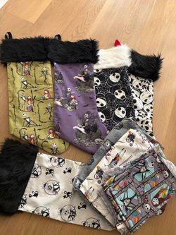 Nightmare Before Christmas Stockings New Handmade