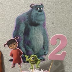 Monsters Inc Birthday Party Centerpieces
