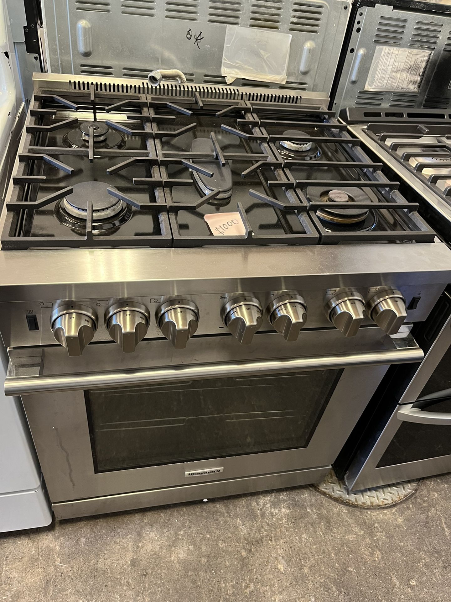 Bloomberg Stainless Steel 5 burner Commercial Gas Stove