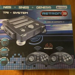 Hyperkin Retron 3 Launch Edition Gray Console - NES - SNES - SEGA - Brand New