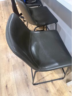 Black barstools