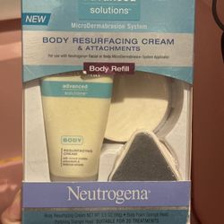 Neutrogena Body Resurfacing Cream And Attachments