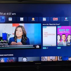 55 Inch Samsung LCD With Original Remote TV Stand HDMI Cable And Power Cable