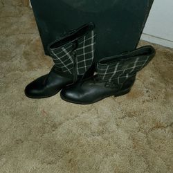 Used Coach Side Zipper Boots