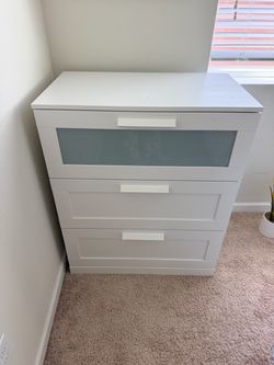 White dresser