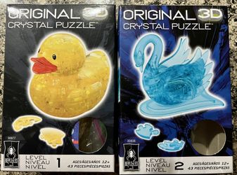3D Crystal Puzzles